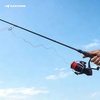 image:imageKastKing MaxSteel TwinTip Spinningamp Baitcaster Fishing Rod and Reel ComboSpin 3000 Reel  7 M 2Piece  Extra Tip