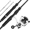 image:imageKastKing Lethal Phantom TwinTip Fishing Rod and Reel Combo2000 Reel  62 ML Rod 2Piece  Extra Tip