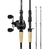 image:imageKastKing Spartacus II Plus TwinTip Fishing Rod and Reel ComboCast LeftHand Reel  66 M 2Piece  Extra Tip