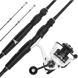 image:imageKastKing Lethal Phantom TwinTip Fishing Rod and Reel Combo2000 Reel  68 ML Rod 2Piece  Extra Tip