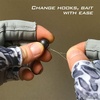 image:imageKastKing Sol Armis UPF50 Fingerless Fishing Gloves Men and WomenA Silver Mist Prym1