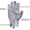 image:imageKastKing Sol Armis UPF50 Fingerless Fishing Gloves Men and WomenA Silver Mist Prym1