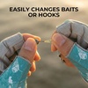 image:imageKastKing Sol Armis UPF50 Fingerless Fishing Gloves Men and WomenG Turquoise Fizz Fade Prym1