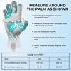 image:imageKastKing Sol Armis UPF50 Fingerless Fishing Gloves Men and WomenG Turquoise Fizz Fade Prym1