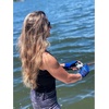image:imageKastKing Sol Armis UPF50 Fingerless Fishing Gloves Men and WomenK Blue Patriot